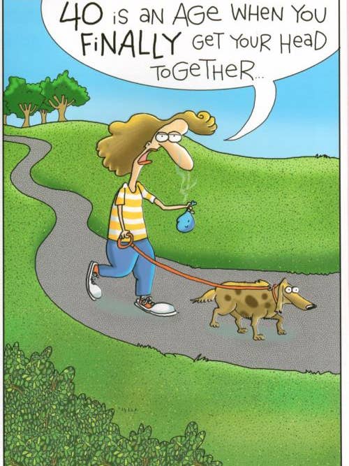 Birthday Age 40 | GRTC | SM | 61114G for wholesale by DICKENS INC.