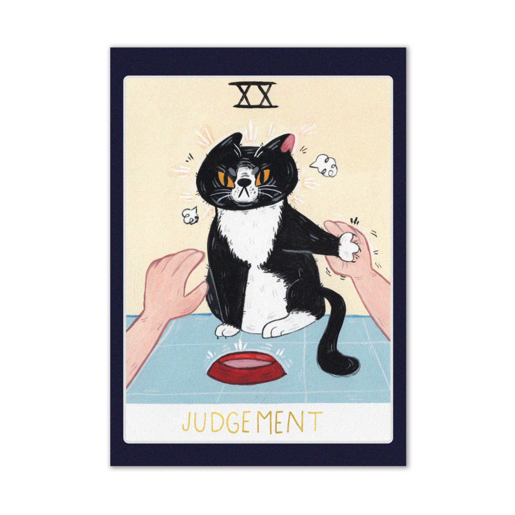 My Sweet Paper Card - Wholesale Kunstprint - Judgement Cat Tarot - A6 Prints0