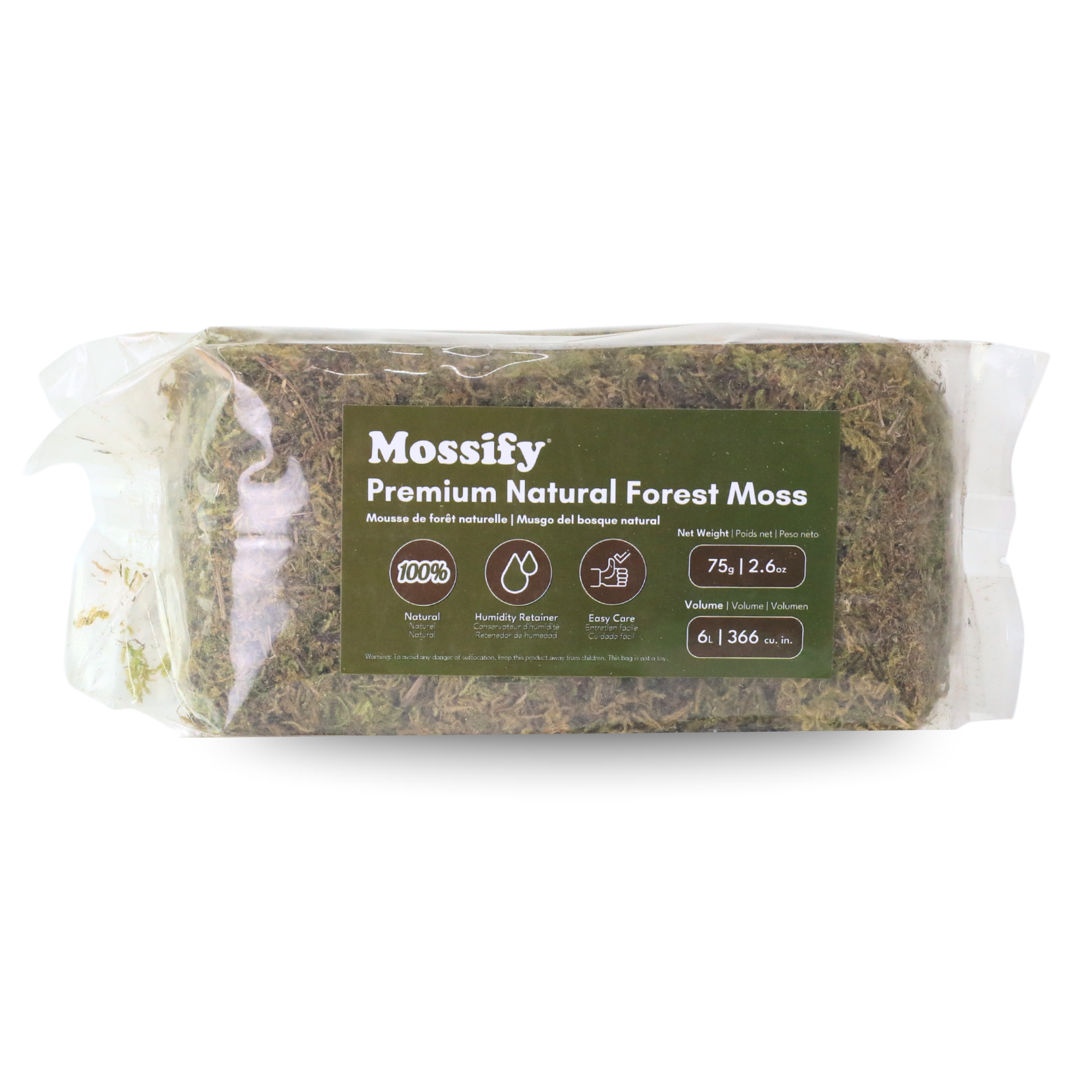 Mossify - Wholesale Planting/Potting Soil - Premium Natural Forest Moss – For Terrariums, Decor, Orchid0