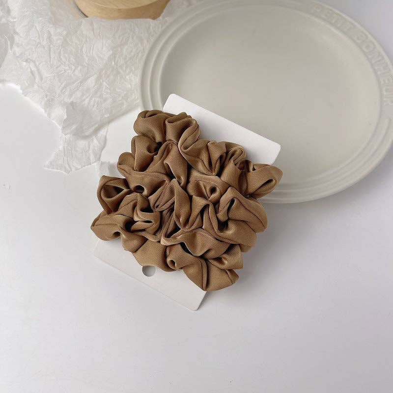 WEST AUSSIE SUPPLIES - Vendita all'ingrosso Scrunchie - Donna - GIFTY - Set di elastici per capelli in raso da 5 pezzi1