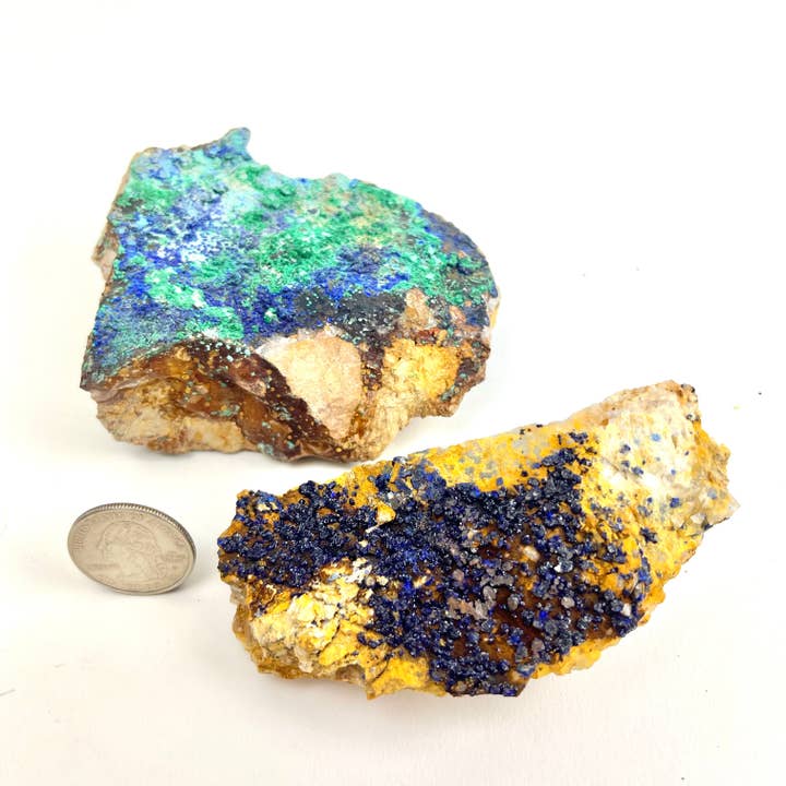 Pelham Grayson Rose - Wholesale Spiritual Stone/Crystal - Azurite | Choose Size | Raw | Morocco