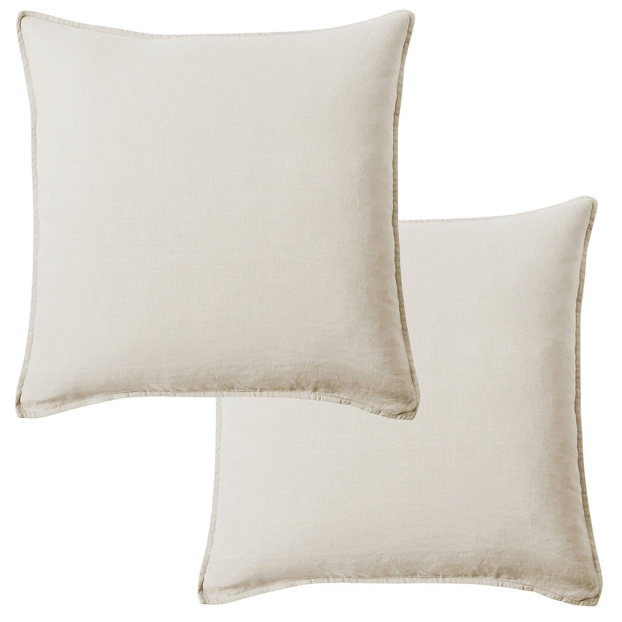 Levtex Home - Wholesale Throw Pillow Cover - French Flax Washed Linen Square Pillow Cover- Set of 28