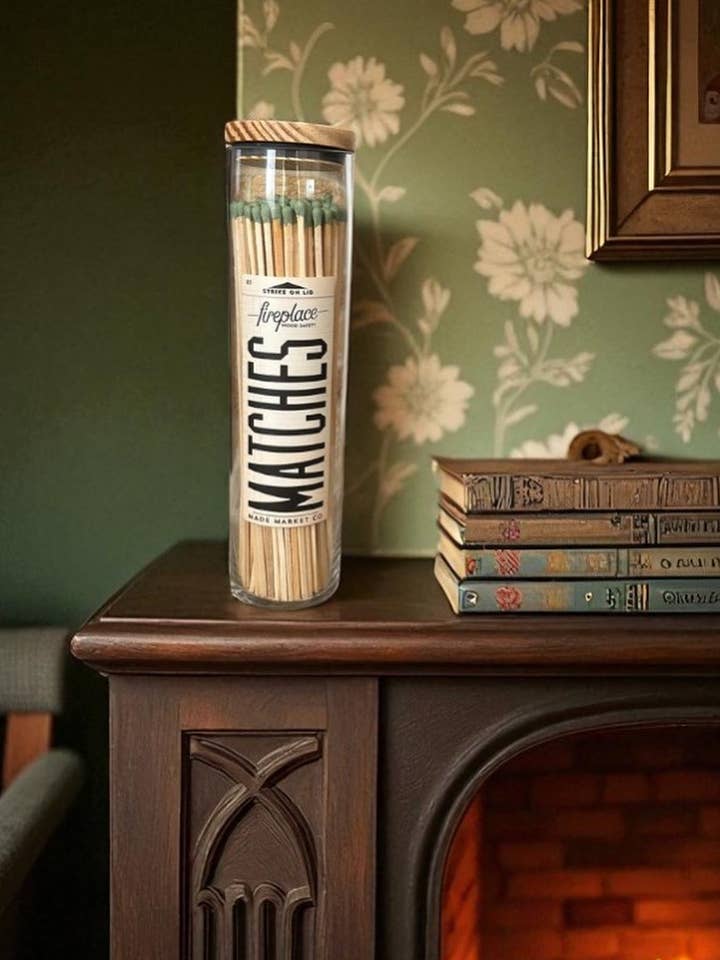 Allumettes de cheminée vintage Apothecary pour la vente par Made Market Co.