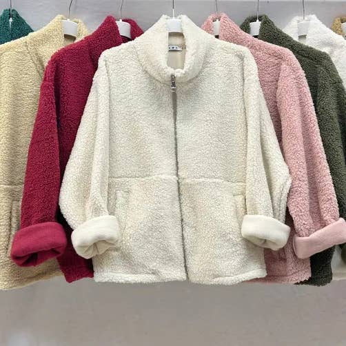 Zip-Up Fleece Jacket With Two Pockets @28697_VeZipPolaire and other Purchase Wholesale side zip jacket. Free Returns & Net 60 Terms on Faire trending on Faire.