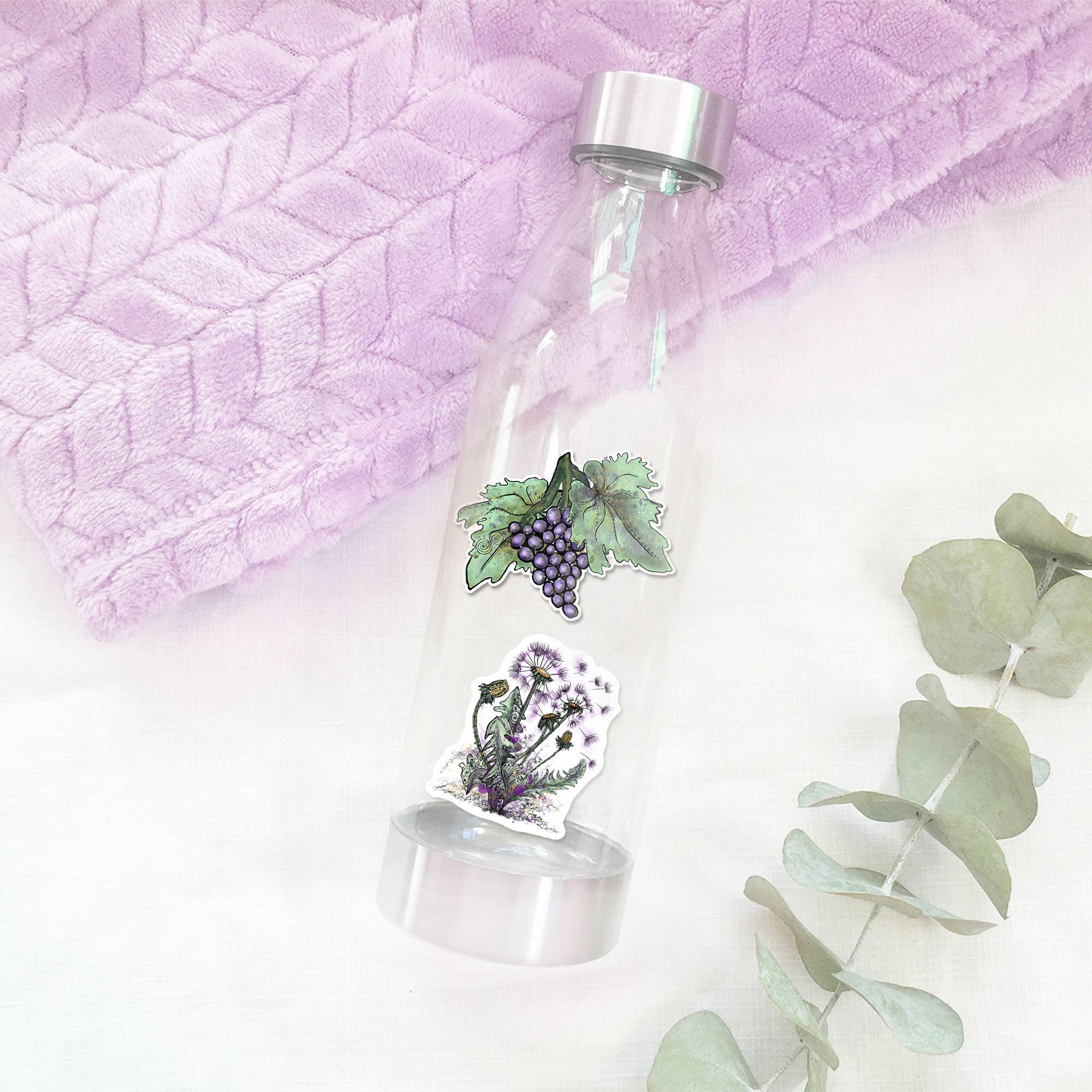 Katekreates - Wholesale Sticker - Grapes Sticker, California Wine, Fruit Decal, Food Sticker2