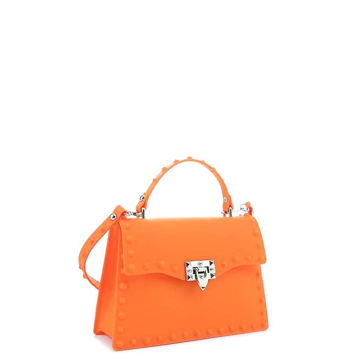 Fashion Quality Boutik – wholesale Crossbody bag – Women's – Smooth Jelly Stud Buckle Crossbody Bag