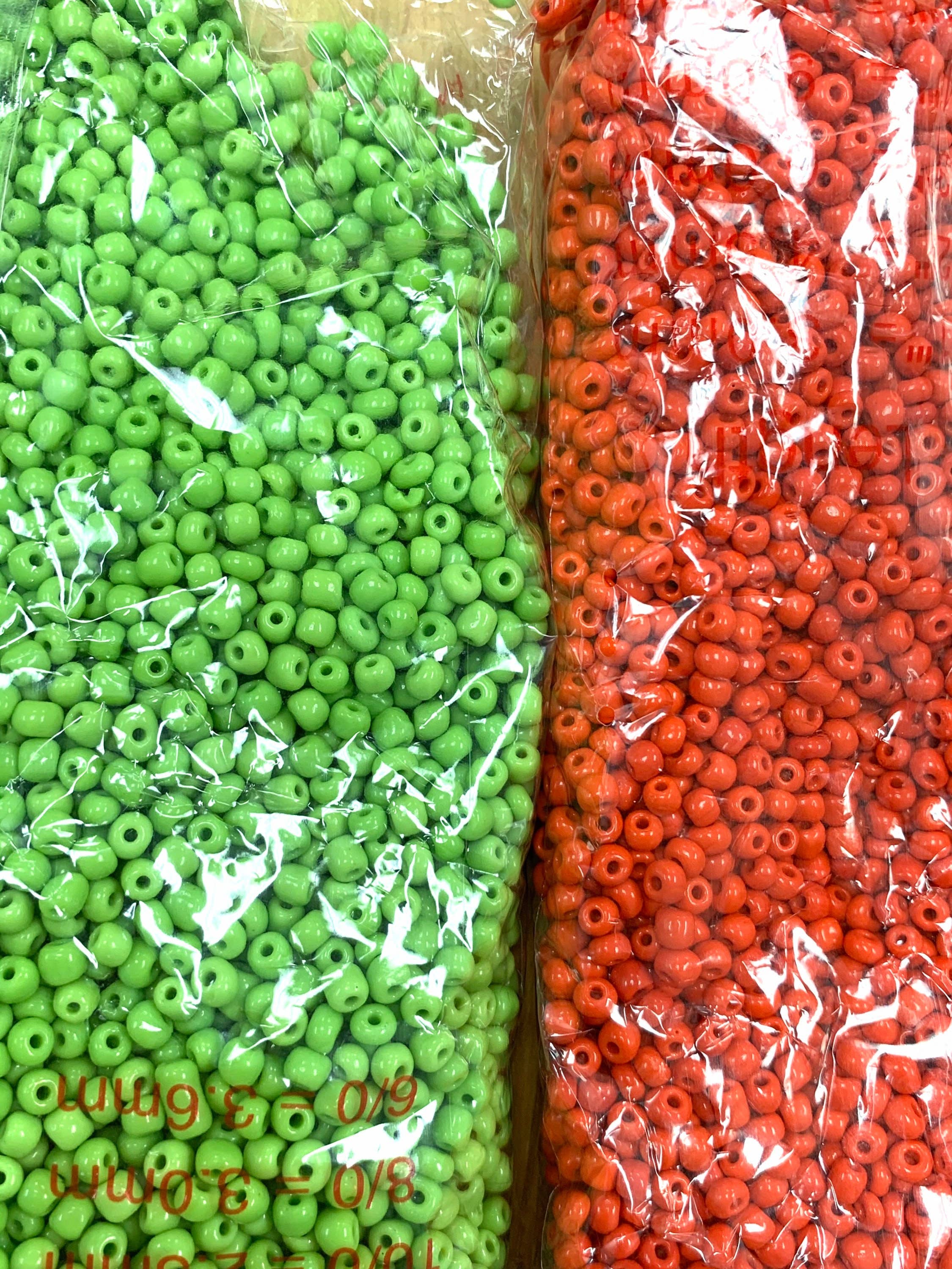 The Bead Bazaar - Vente Perle - Perles de taille, perles de graines, perles de verre rondes de 3 mm, perles de taille rondes, perles de graines en paquets, perles pour porte-masques, perles de graines en vrac8