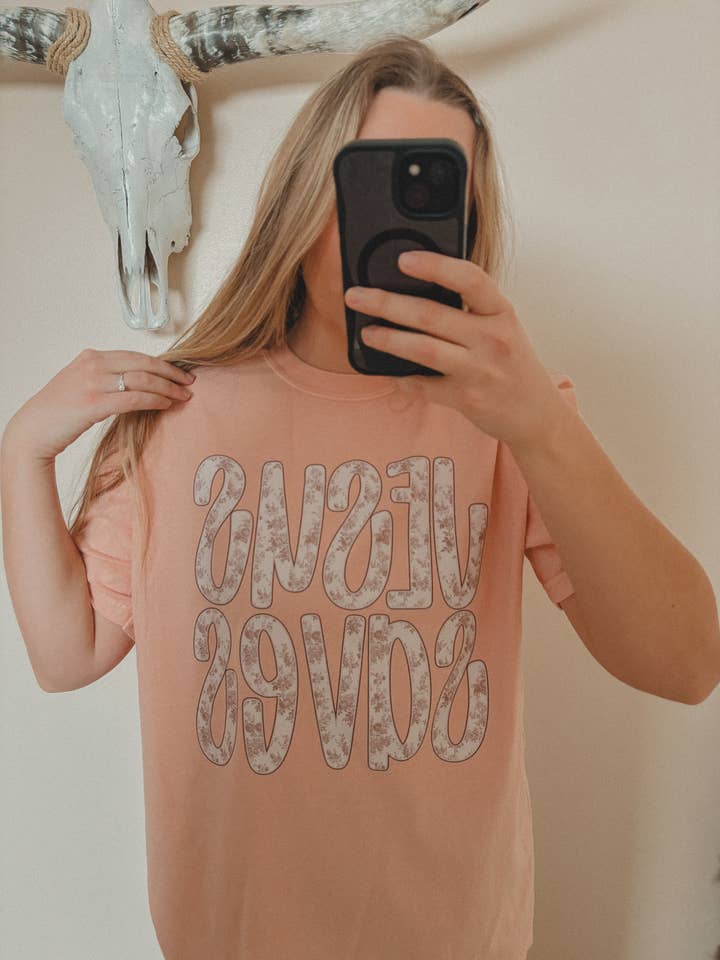 Rustic Runaway LLC - Wholesale T-Shirt (Graphic) - Women's - Jesus Saves Graphic Tee1