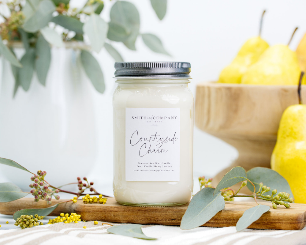 Smith and Company Candles - Wholesale Jar/Filled Candle - Countryside Charm | Mason Jar Candle1