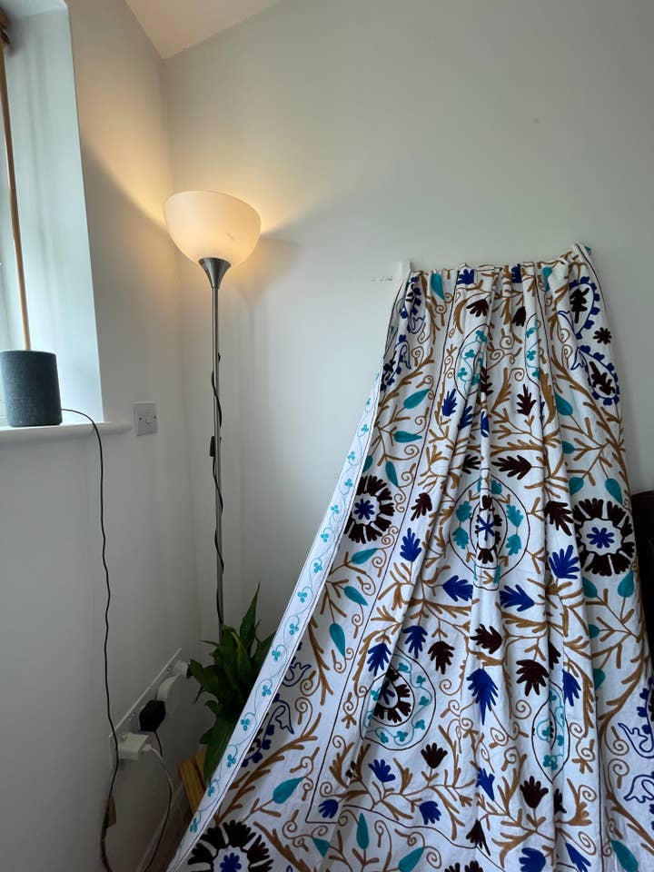 Suzani Embroidery Bedcover/ Cotton Suzani Throw for wholesale by Artofakind