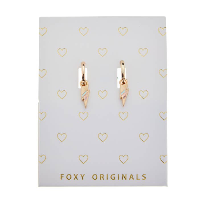 Lyn Pastel Emalje Huggie Hoop Øreringe for engroshandel hos Foxy Originals