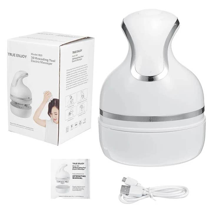 GulleeGadgets - Wholesale Head Scratcher/Massager - Electric Scalp Massager & Hair Growth Device In Bulk4