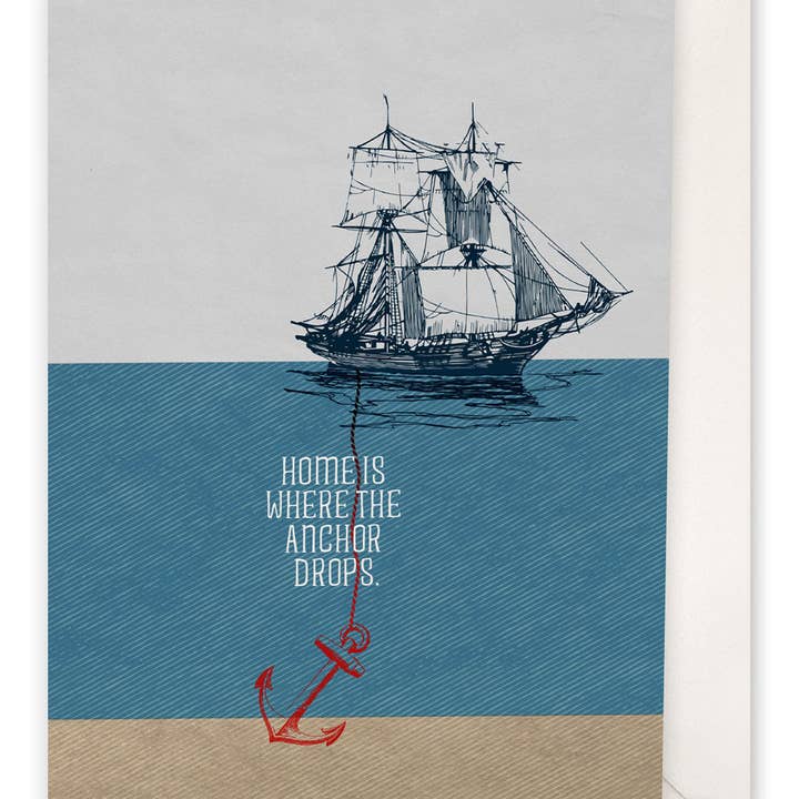 El hogar es donde cae el ancla para venta al por mayor de LAZY DAY paper