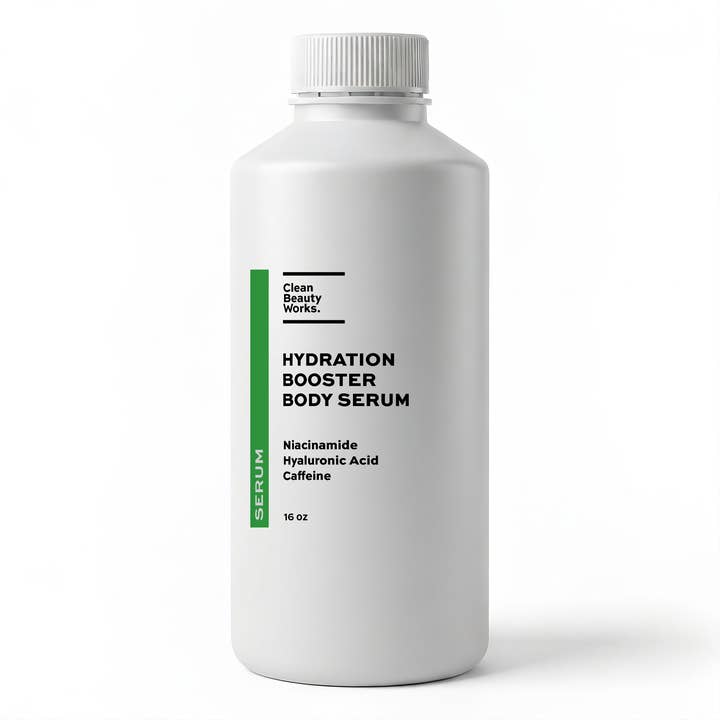 Clean Beauty Works. - Wholesale Facial Serum/Concentrate - Hydration Booster Body Serum, Niacinamide, Caffeine & Licorice