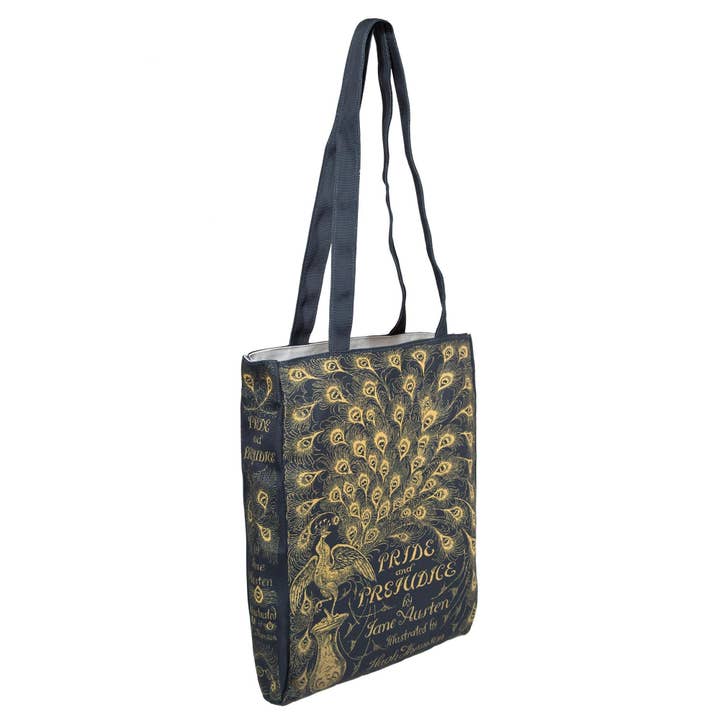 Well Read Company - Wholesale Tote Bag - Women's - Pride and Prejudice Green Jane Austen Tote Bag