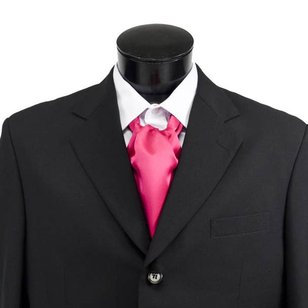 Selini New York - Wholesale Necktie – Men’s - Solid Satin Poly Ascot7