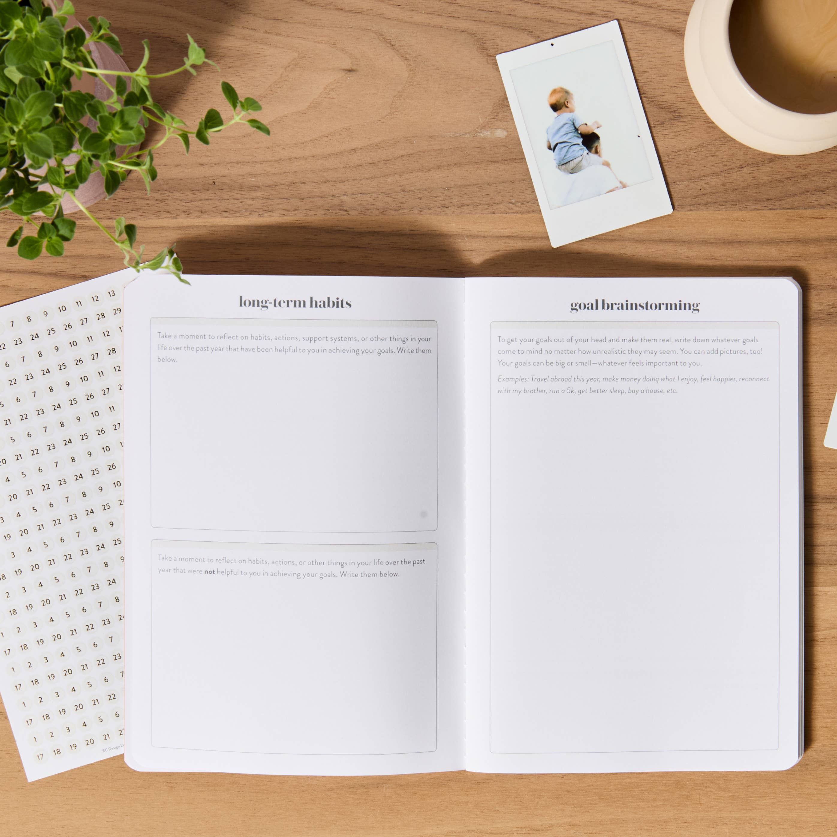 Erin Condren Design - Vente Journal intime - Agenda Petite Année en Aperçu - Forme d'Onde2