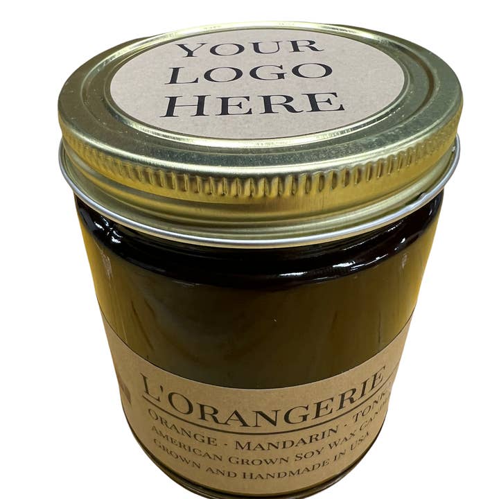 A Custom Logo Top for wholesale by Prairie Fire Candles