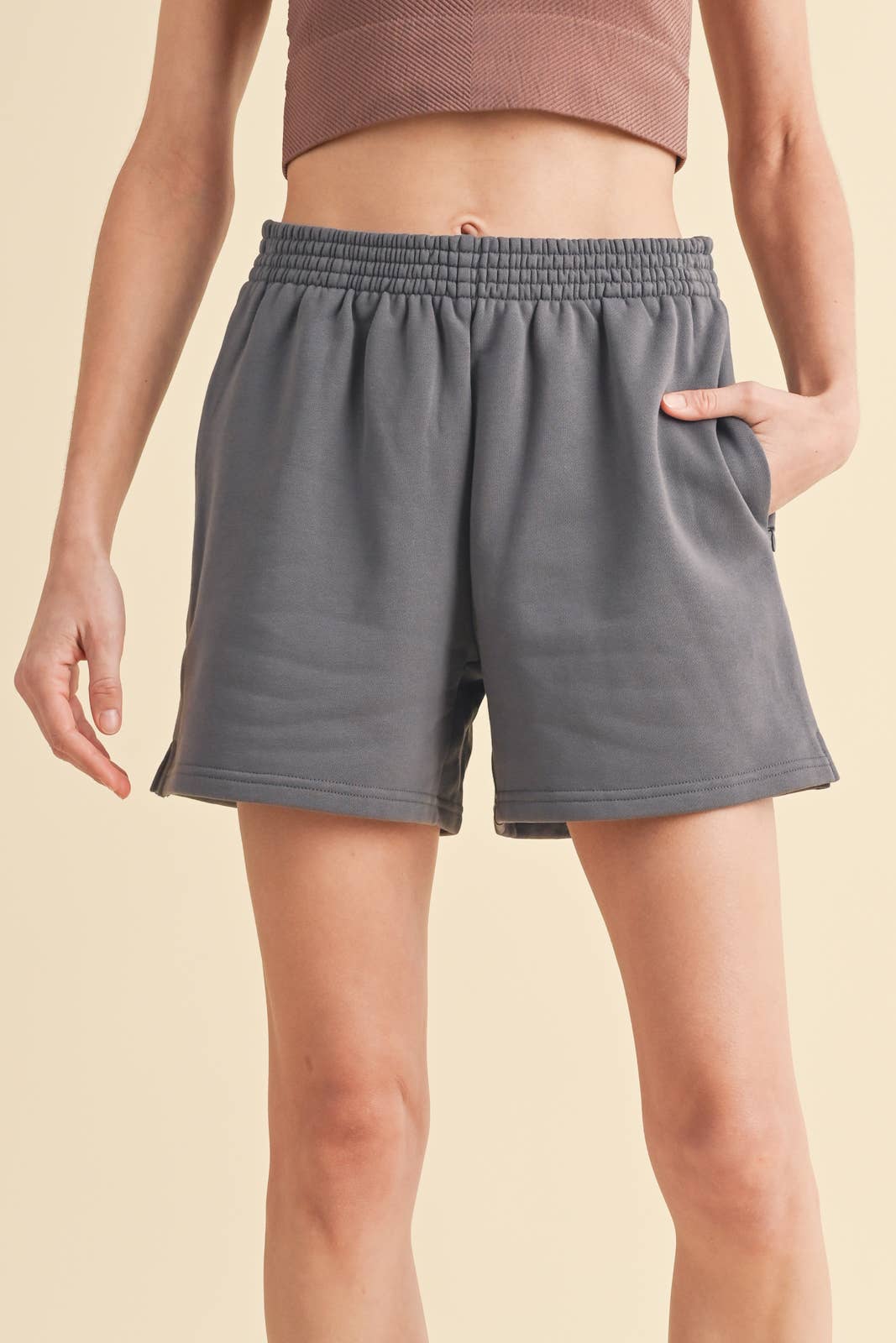 Wishlist Apparel – wholesale Shorts – Dam – BOYFRIEND BOMULLSSHORTS MED BLIXTLÅSFICKOR/WL23-81940
