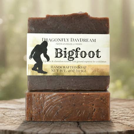 Dragonfly DayDream - Wholesale Bar Soap - Men's - BIGFOOT Artisan Soap with Scents of Chocolate and Coffee2