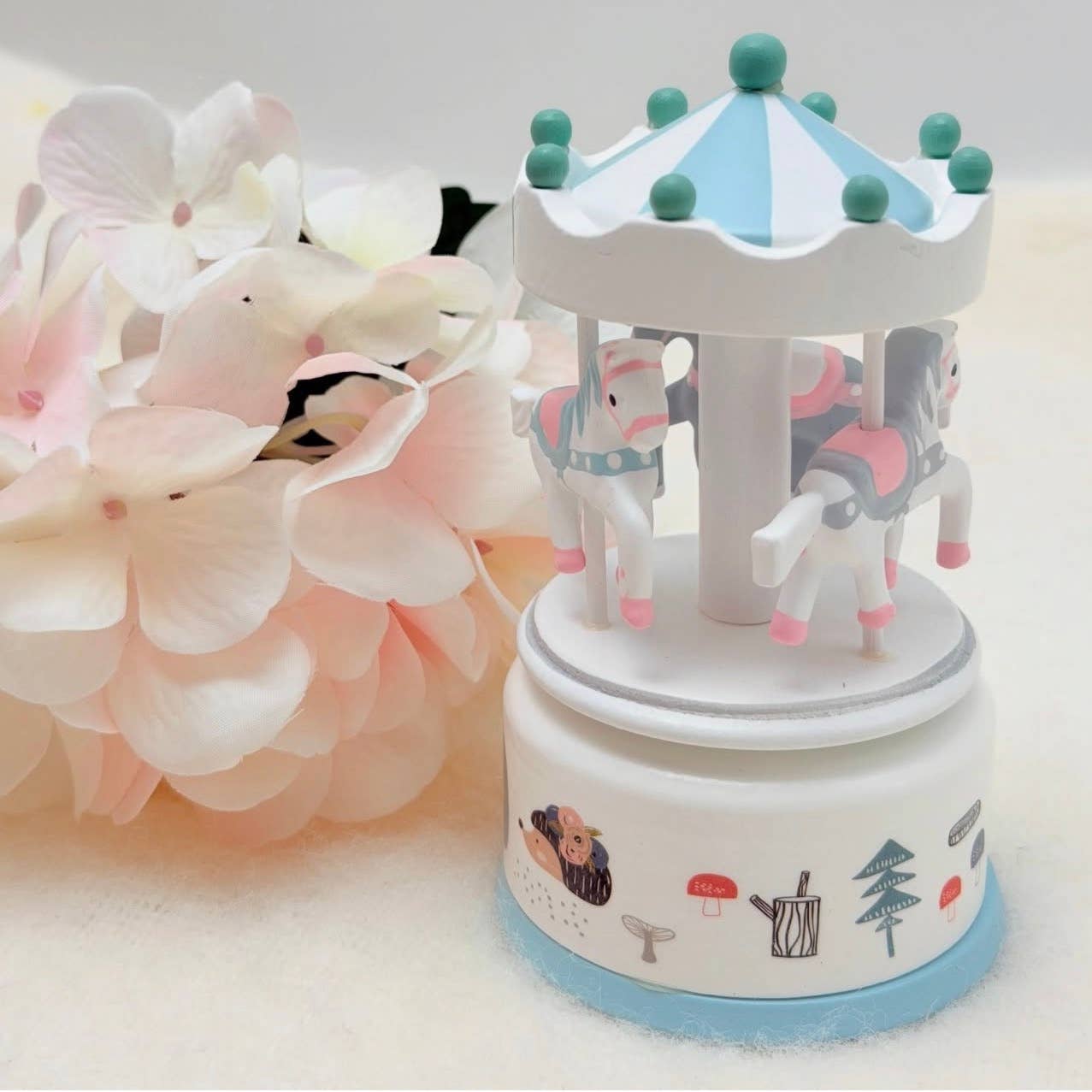 ToysLink - Wholesale Wood toy – Child - Wooden Baby Carousel1