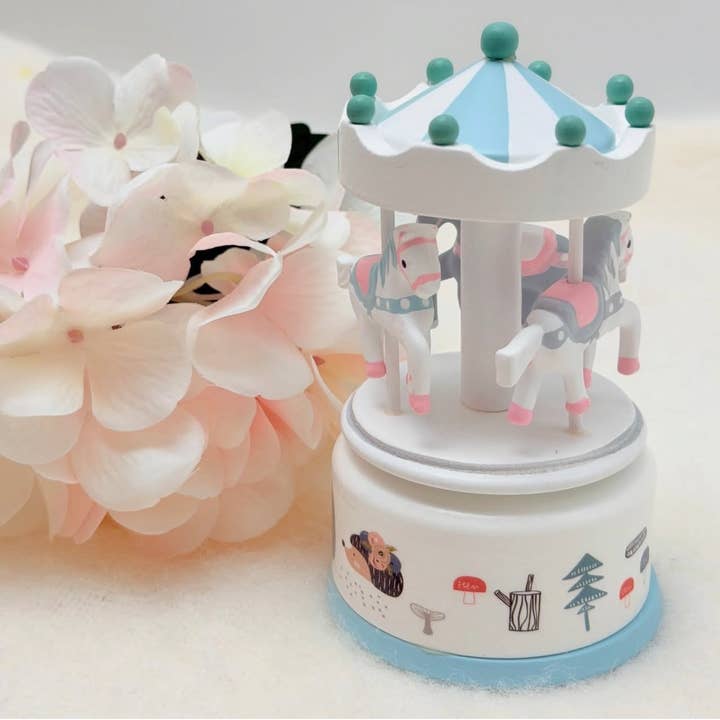 ToysLink - Wholesale Wood Toy - Kids - Wooden Baby Carousel1