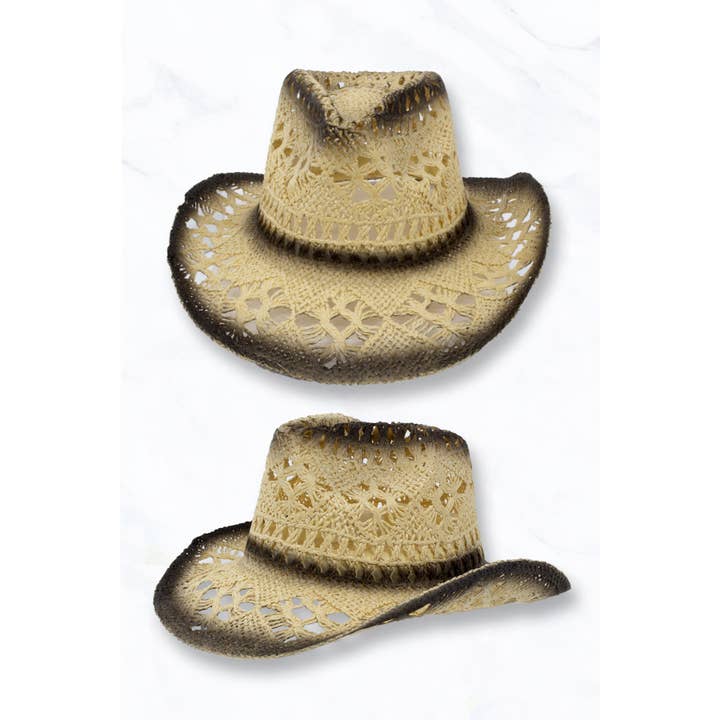 Suzie Q USA - Wholesale Straw Hat - Women's - Woven Straw Cowboy Hat