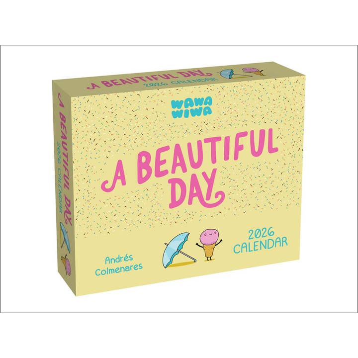 Wawawiwa's A Beautiful Day 2026 Day-to-Day Desk Calendar for wholesale by BrownTrout Publishers
