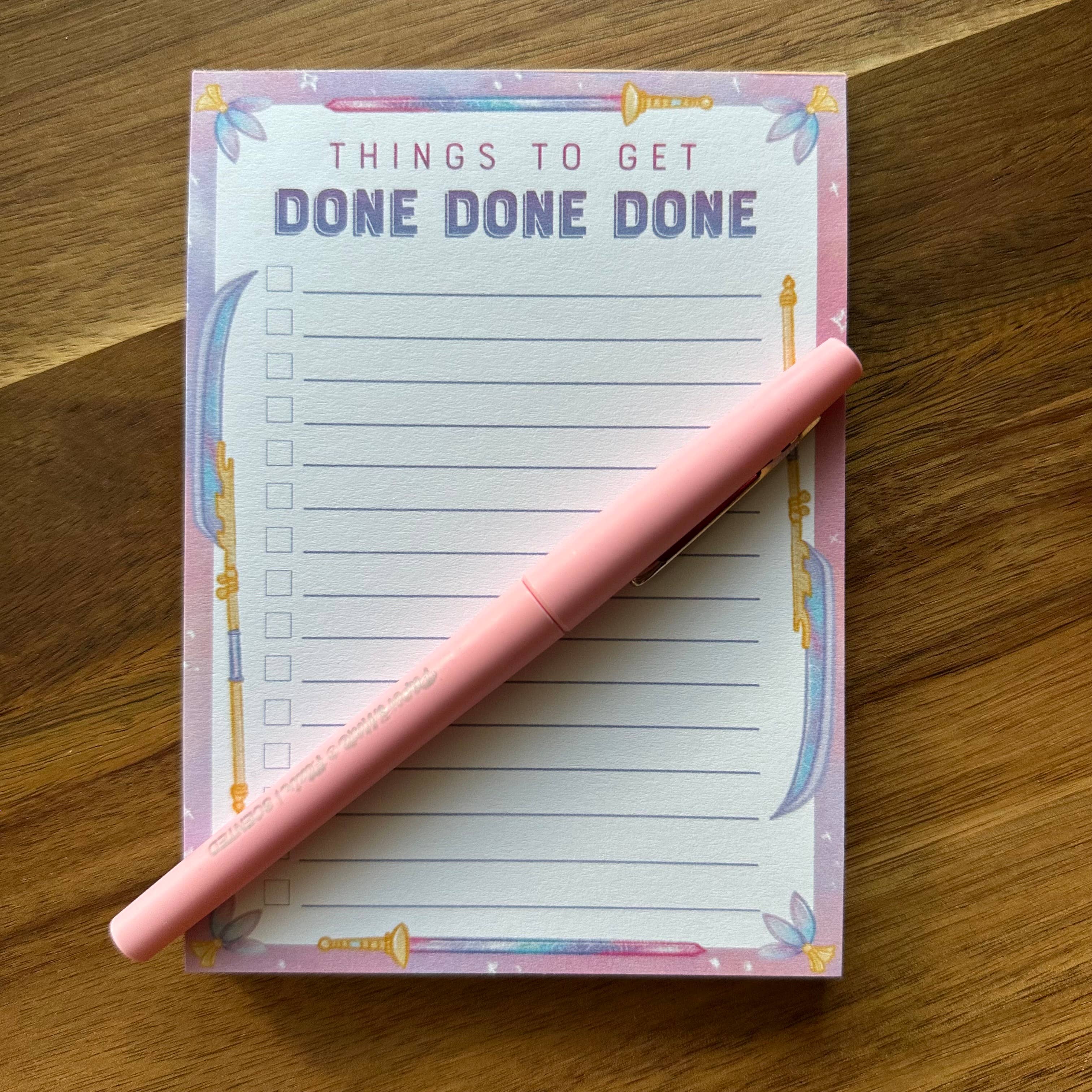 Designs with Jamie - Wholesale Notepad - Things to get Done Done Done Kpop Demon Hunters Notepad3