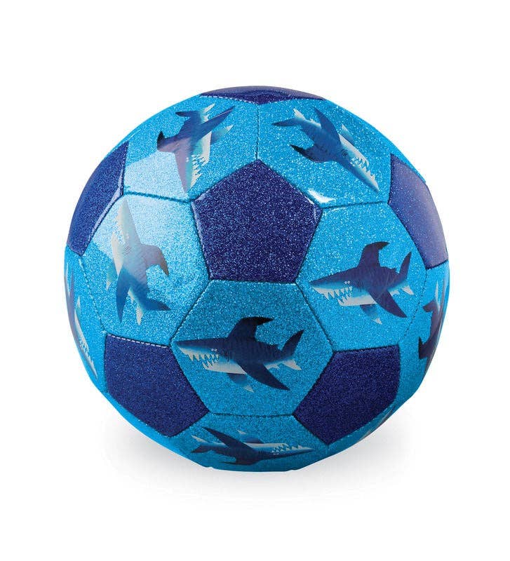 Crocodile Creek - Wholesale Sports ball – Kids - Glitter Soccer Ball -  Shark City (Size 3)0
