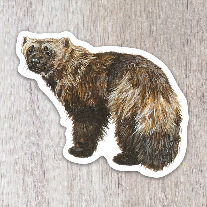 Wolverine Sticker for wholesale by Brush & Bark