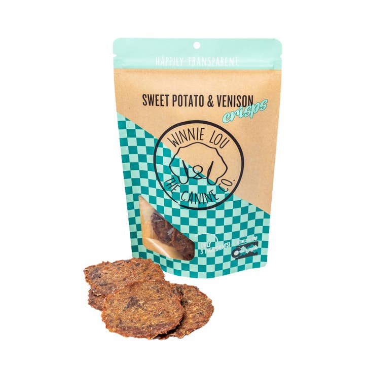 Winnie Lou - Wholesale Pet Treats - Dog - Sweet Potato & Venison Crisps
