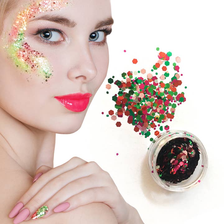 My Wholesale Warehouse - Wholesale Body Glitter/Shimmer - Chunky Unicorn Mermaid Glitter 2g
