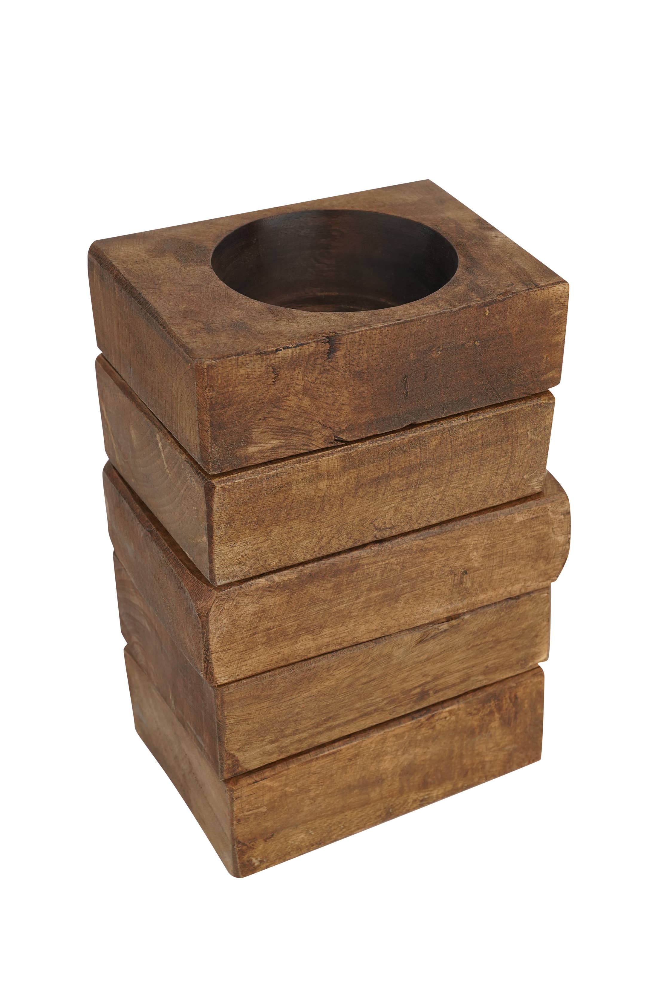 My Amigos Imports - Wholesale Candle Holder - Great Buy-One Hole Cheese Mold-WH5P-Home Decor #2-Waxed-$83