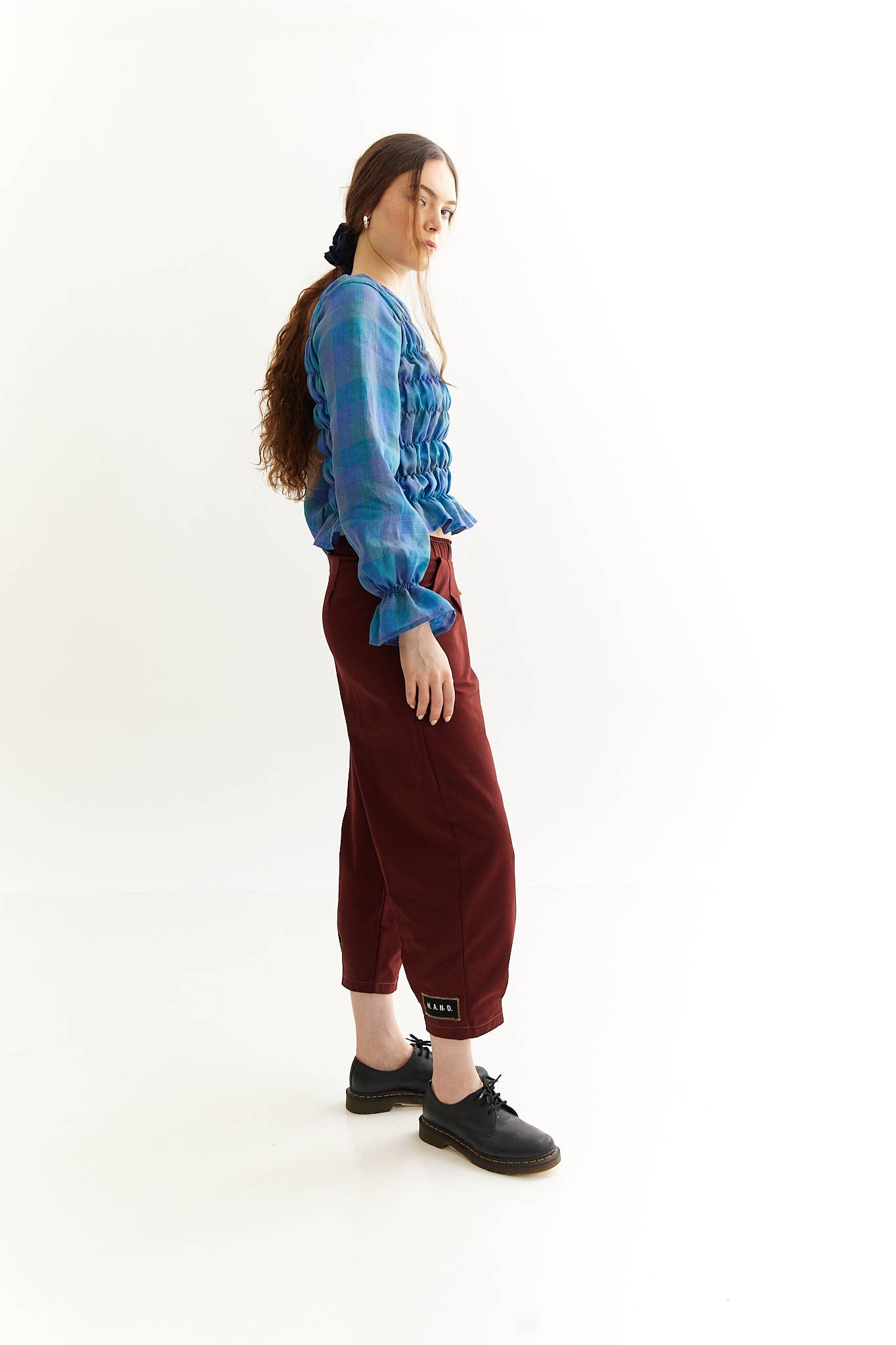 Hand Apparel - Wholesale Blouse - Women's - Pesca Blouse Blue2