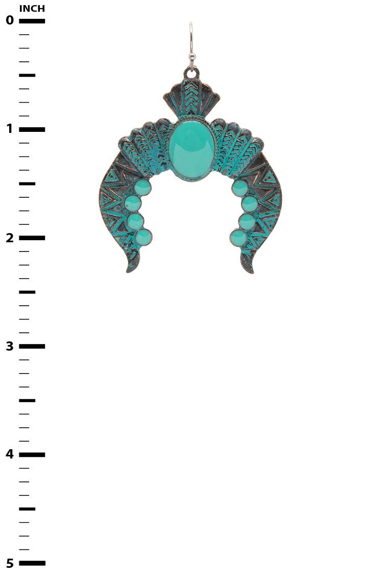 Artini Accessories - Vendita all'ingrosso Orecchini pendenti - Orecchini western iconici con fiori di zucca1