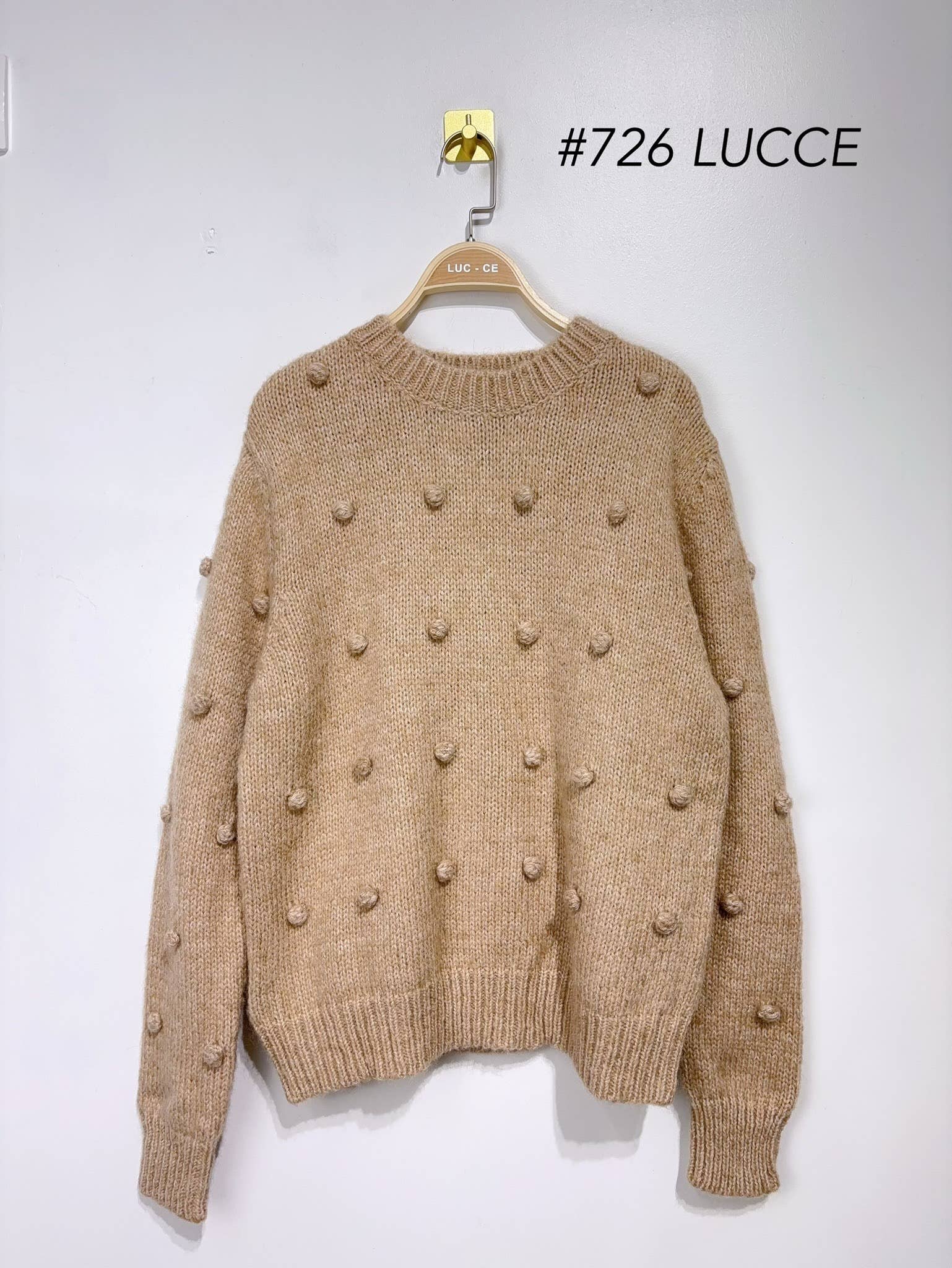 LUCCE - Wholesale Knit Sweater - Women's - Sweater with tassels - PU7260