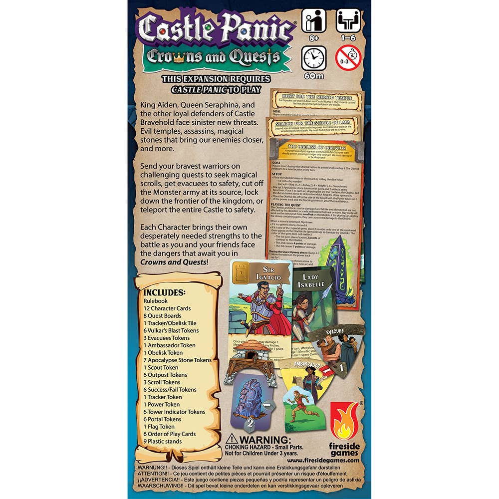 Fireside Games - Wholesale Board Game - Crowns and Quests Board Game2
