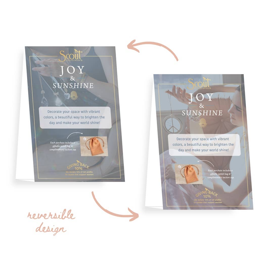 Scout Curated Wears - Wholesale Suncatcher - Pocket Suncatcher - Radiating Heart4