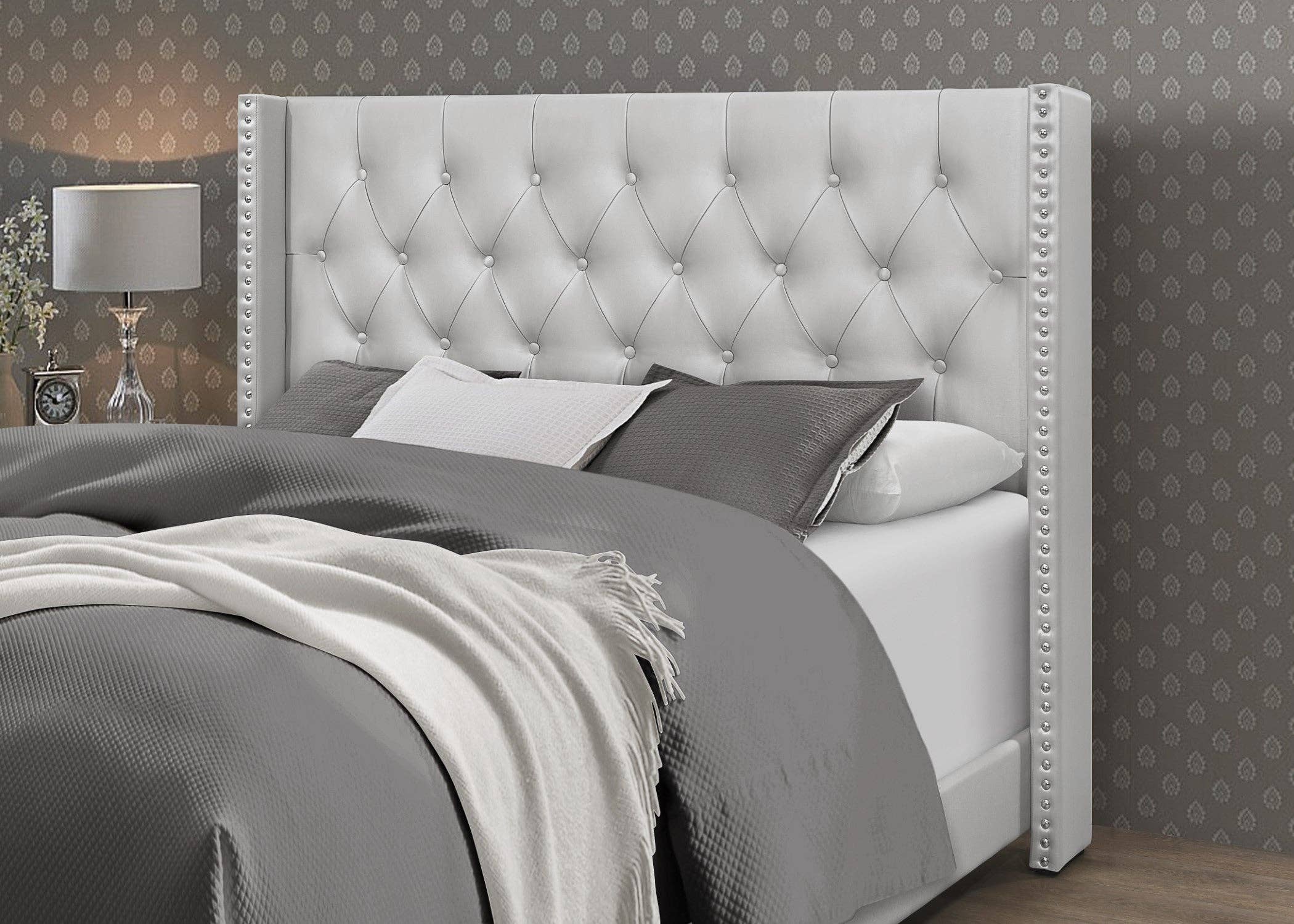 Home Design - Wholesale Bed - Brady Tufted Wingback Upholstered Panel Bed12