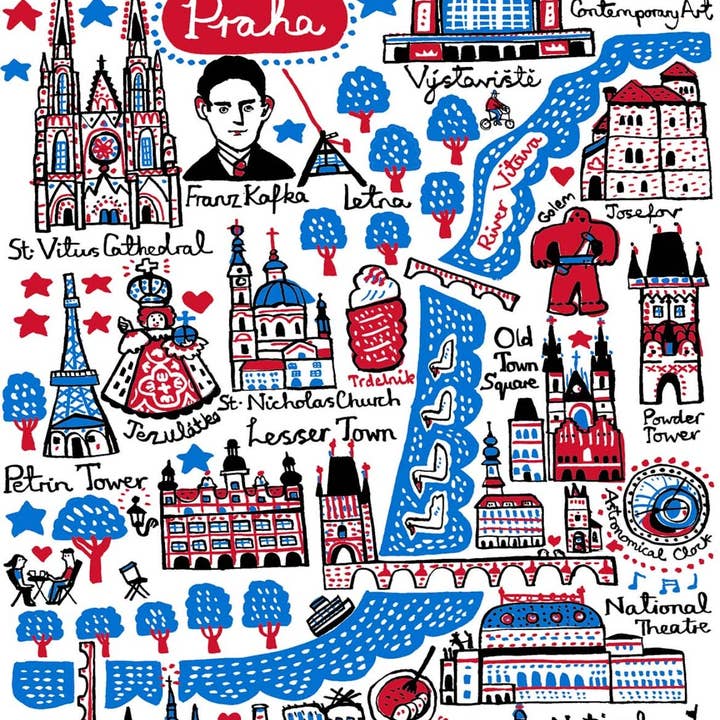 Julia Gash - Wholesale Art Print - Prague Prints & Cards