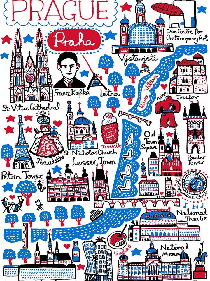 Prager Drucke und Karten für den Großhandel von Julia Gash