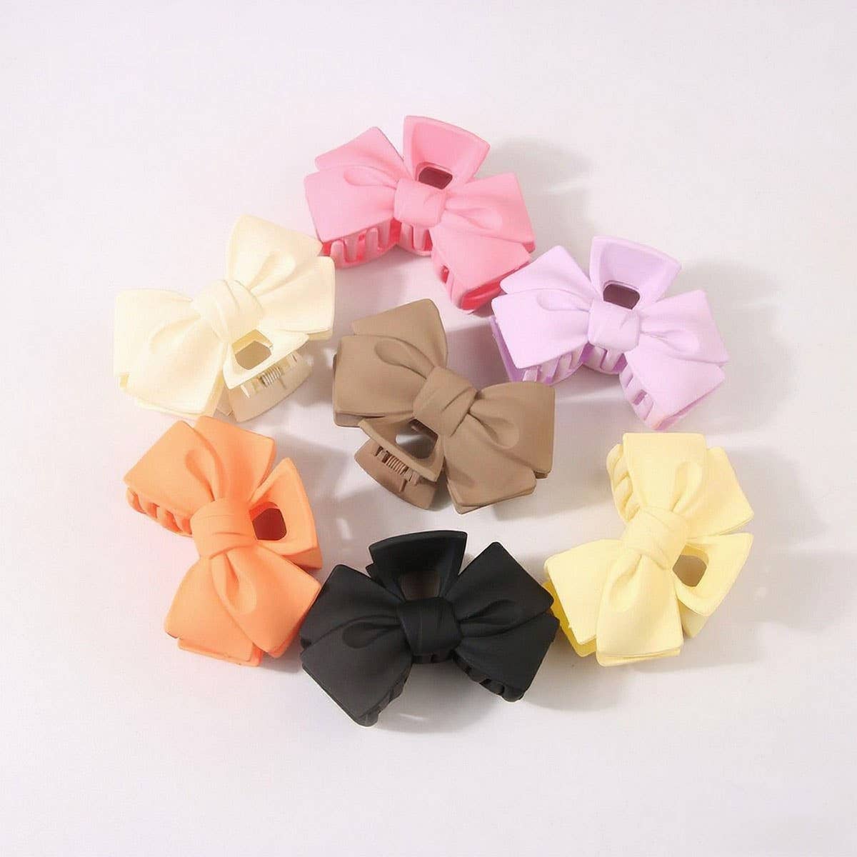 NINEXIS - Wholesale Hair Clip - Women's - CWAHA07452_KOREAN BOW HAIR CLAW CLIP FOR WOMEN UPDO10