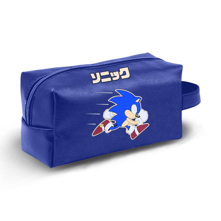 Sonic The Hedgehog Action-PLUS Brick Travel Toiletry Bag for wholesale by KARACTERMANIA