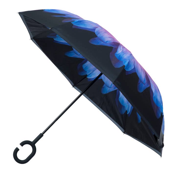 Von innen nach außen lila Daisy Regenschirm - EDIOPUD für den Großhandel von Soake