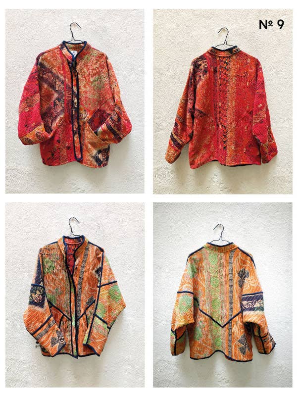 Indigo Collection - Wholesale Jacket - Women's - VINTAGE KANTHA JACKETS8
