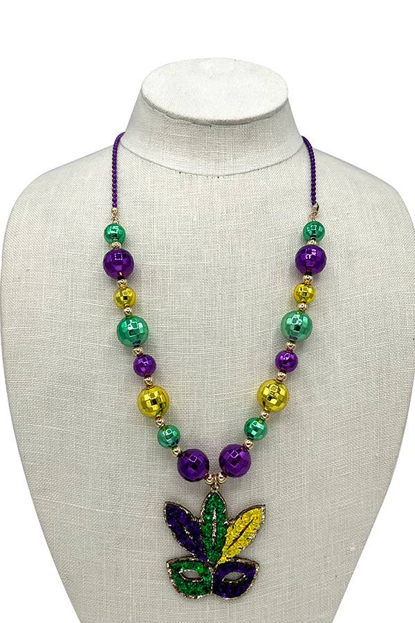 As Shown Madri Mask Bead Necklace for wholesale on Faire0