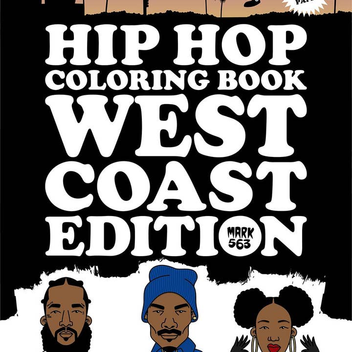 SCB - Wholesale Coloring & Activity Book - Adult - Hip Hop Coloring Book: West Coast Edition