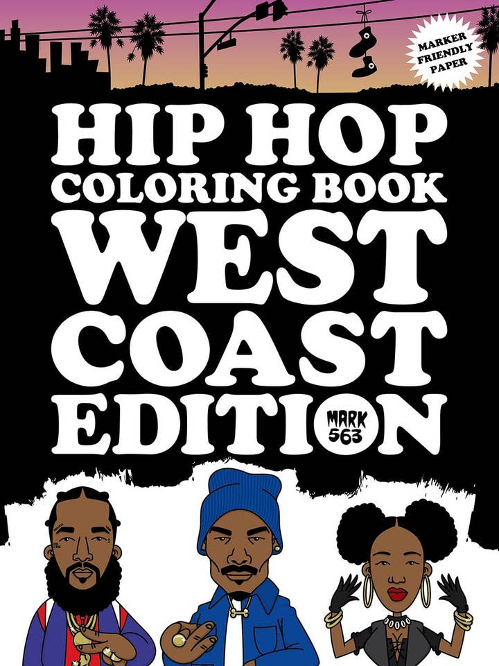 Hip Hop Coloring Book: West Coast Edition for wholesale by SCB