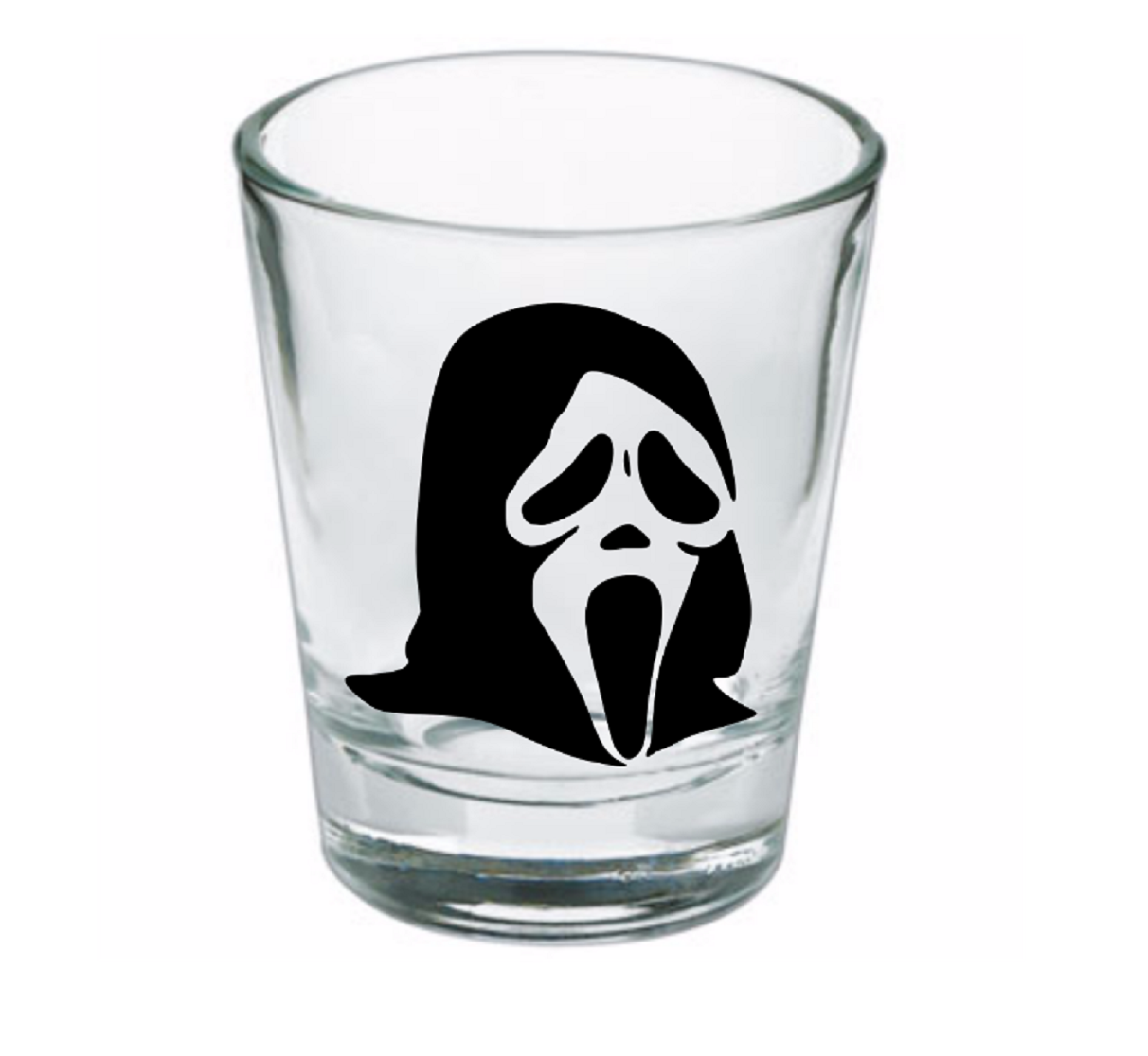 Witchcrafted in MI - Wholesale Shot Glass - Scream Ghostface Shot Glass Barware Horror Halloween Metaphysical0